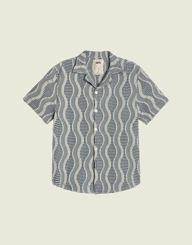 OAS Company - Nearly Black Cuba Waffle Shirt