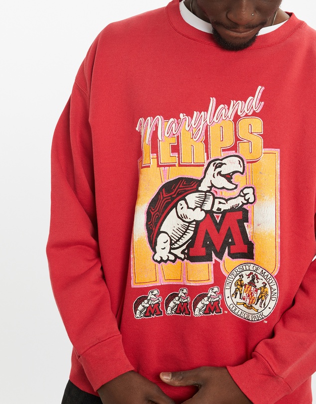 Vintage by The Real Deal - Pre Loved - Vintage 90s NCAA University of Maryland Terps Sweatshirt