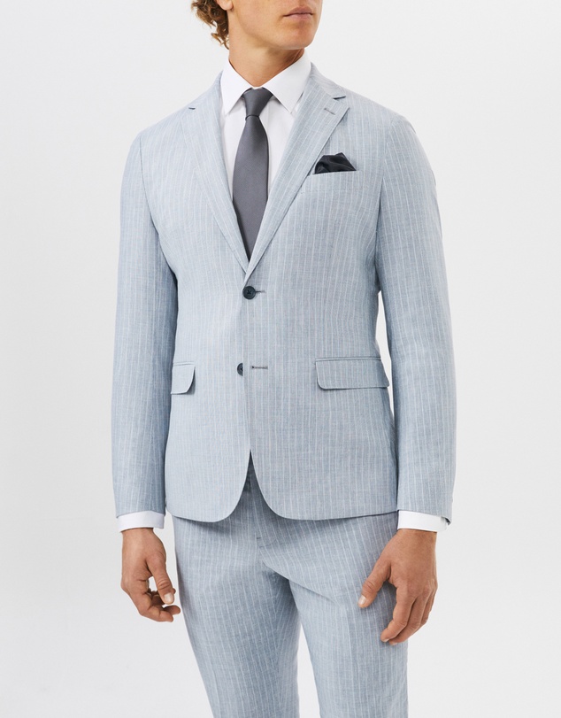 Van Heusen - Linen Blend Stripe Suit Jacket