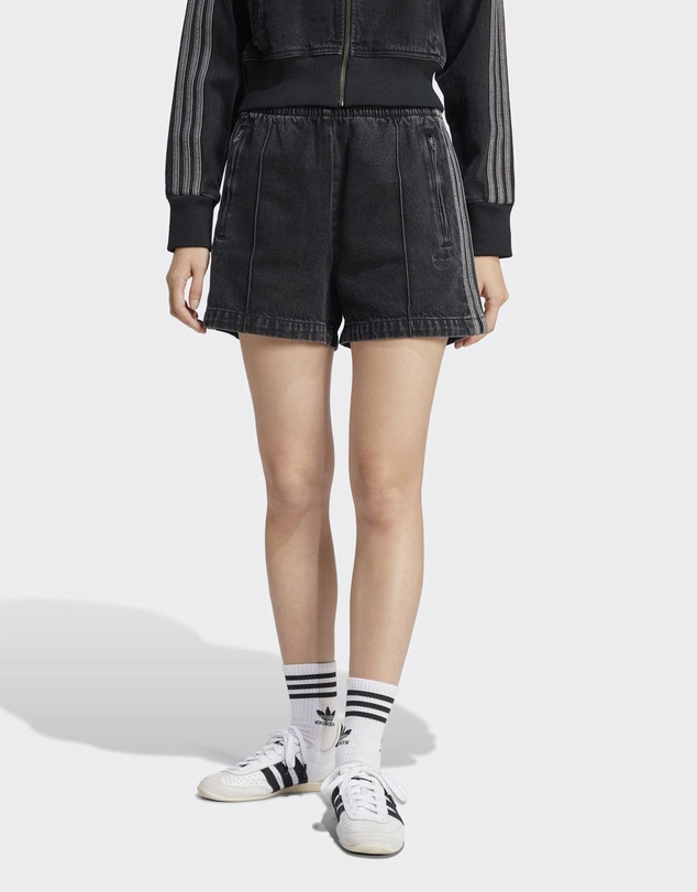 adidas Originals - Adicolor Denim Firebird Shorts Womens