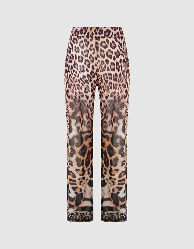 Camilla - Mesh Straight Leg Beach Pants