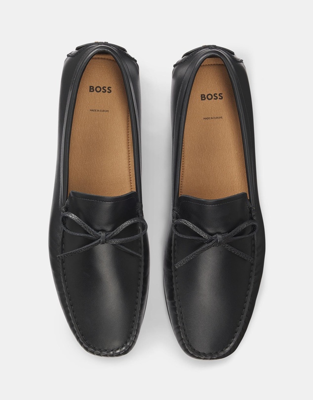 BOSS - Noel Leather Driver Moccasins - Men's