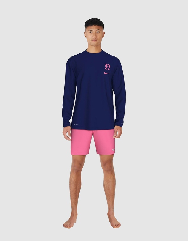 Nike - Gothic Letter Long Sleeve Hydroguard Top
