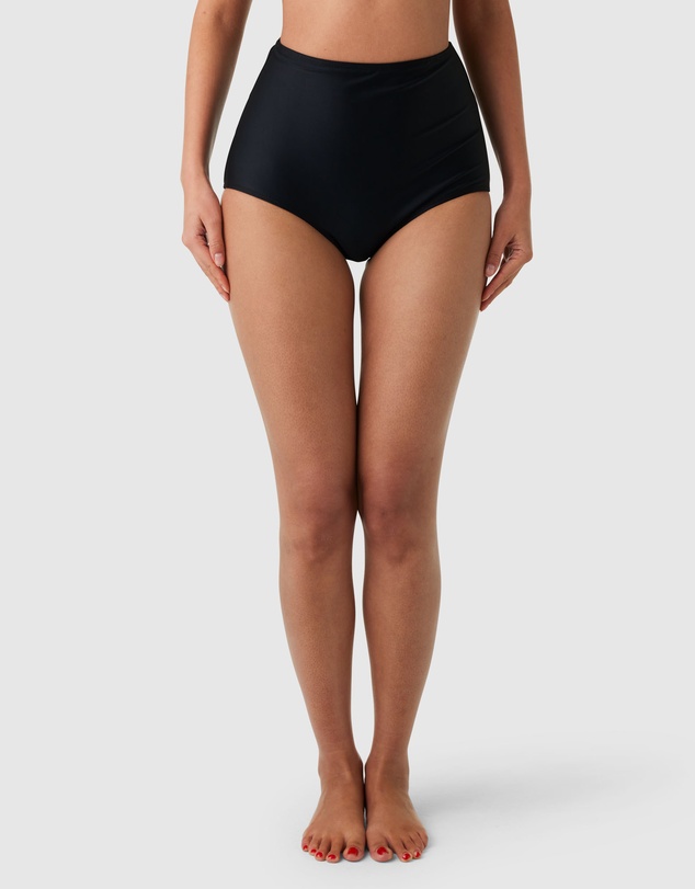 Modest Mermaid - High Waist Swimming bottom- Black