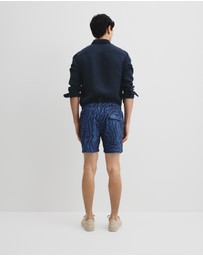 Country Road - Recycled Polyester Leaf Print Swim Short