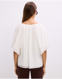 The Fated - Lila Puff Sleeve Blouse