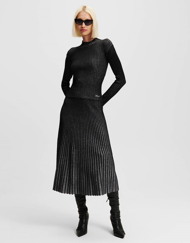 Karl Lagerfeld - Lurex Knit Top