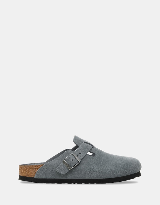Birkenstock - Boston SFB Tonal Footbed Suede Leather Narrow - Unisex