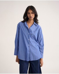 Oxford - Hailey Striped Euro Fabric Shirt