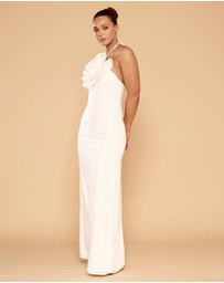 CATHERINE FERRARO - Penelope Halter Flower Dress