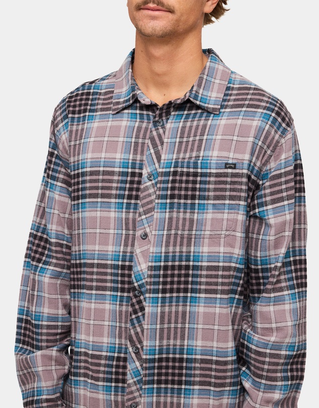 Billabong - Mens Coastline Long Sleeve Flannel Shirt