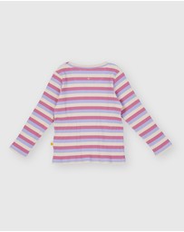 Goldie + Ace - Essential Stripe Rib Top - Babies-Kids