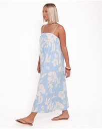 Petal & Pup - Margherita Maxi Dress - Blue Hibiscus