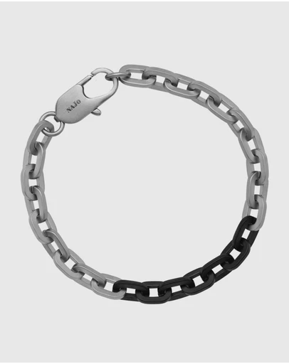 Najo - Echo Men's 2-Tone Steel Bracelet