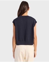 Academy Brand - Flora Crew Knit Vest