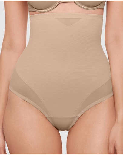 Miraclesuit Shapewear - Sexy Sheer Shaping High Waist Thong