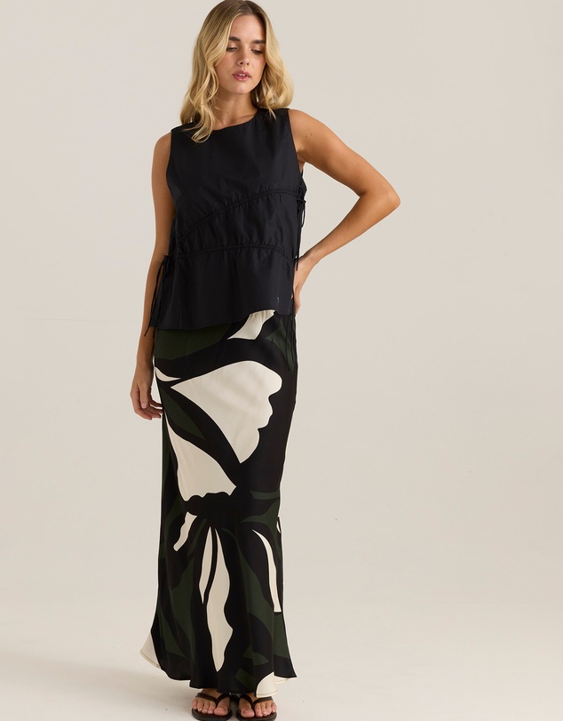Sass - Tarni Satin Slip Skirt