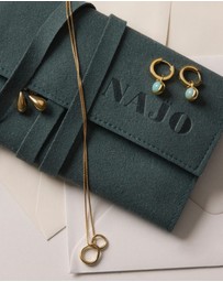 Najo - Liora Yellow Gold Stud Earring