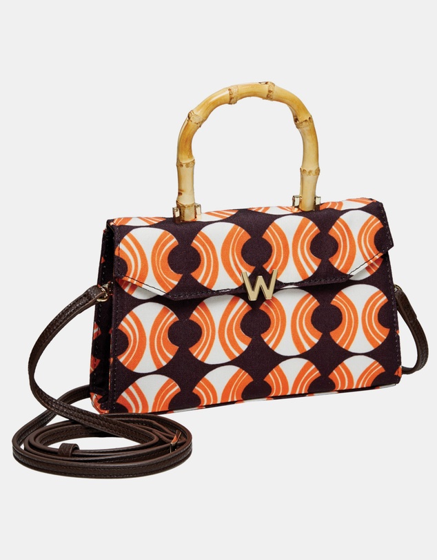 Wolf - Wolf Evie Collection Large Bag with Echo Tang Print