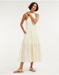 Amelius - Frankie Tie Neck Maxi Dress