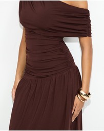 Dazie - Elva Asymmetrical Maxi Dress