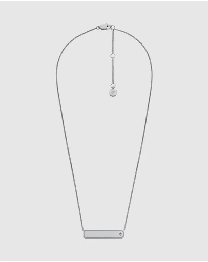 Fossil - Sadie Silver tone Necklace
