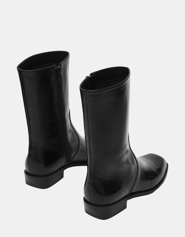 Steve Madden - Bretton Black Leather Boots