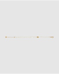Skagen - Agnethe Pearl Gold Tone Bracelet