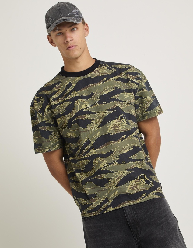 Insight - Tiger Camo Cropped T-Shirt