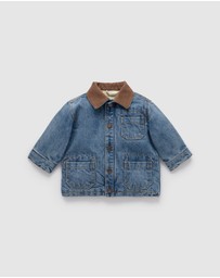 Purebaby - Denim Worker Jacket -Kids-Babies