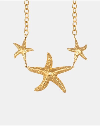 Zoe Olivia - Waterproof Starfish Statement Necklace