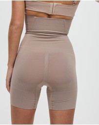 Plie Australia - Control Skin High Waist Medium Shorts
