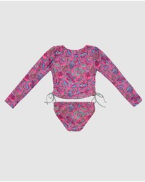 Olga Valentine - Long Sleeve 2-Piece Swim Set