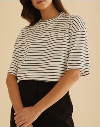 Atmos&Here - Relaxed Stripe Tee