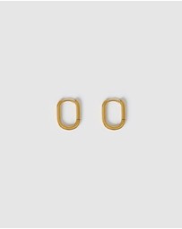 Arms Of Eve - Link-Up Gold Hoop Huggies - Small