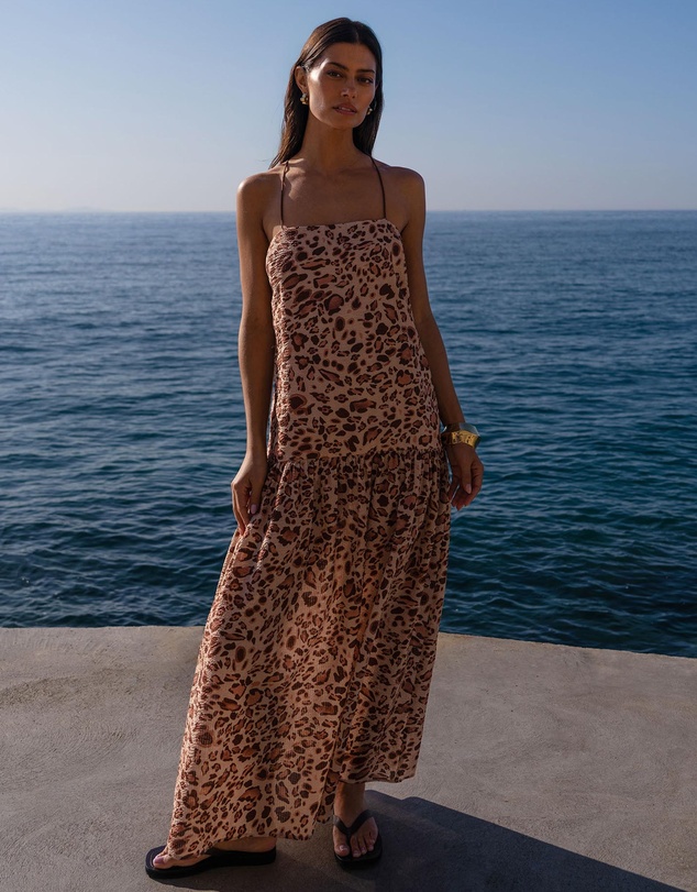 hd in paris maxi dress HD in Paris Anthropologie Easel Floral Ruffle Flutter Maxi Dress Size 0 Pink