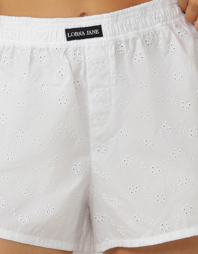 Lorna Jane - Cherish Broderie Shorts