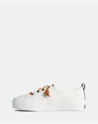 Sperry - Crest Vibe Platform Canvas White- Women's