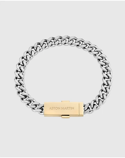 Aston Martin - UCD Rhodium & Yellow Gold-Tone Chain Bracelet