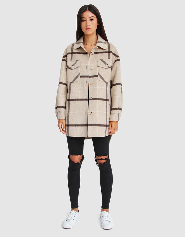 Belle & Bloom - River’s Edge Plaid Shacket