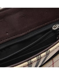 Pre-Loved by Azura Reborn - Pre-Loved Nova Check Coated Canvas Crossbody