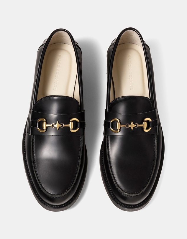 Duke + Dexter - Wilde Black Plus Bit Loafer - Men's