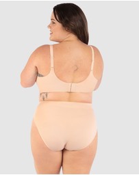 B Free Intimate Apparel - Invisible Mesh Comfort Padded Bra (C-D-DD-E-F-G) Cup