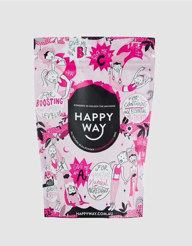 Happy Way - Raspberry BCAA Powder
