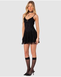 EDIKTED - Lyla Lace Corset Mini Dress