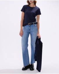 Marcs - Thea Textured Lace Tee