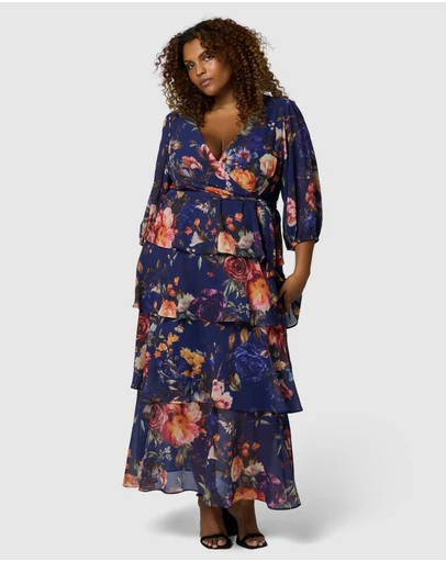 Pink Dusk by Curve Project - Temptress Maxi Dress