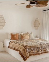 Good Throw Co - Brown Alkira Art Throw Rug