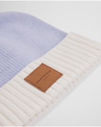 Country Road - Organically Grown Cotton Blend Patch Logo Beanie