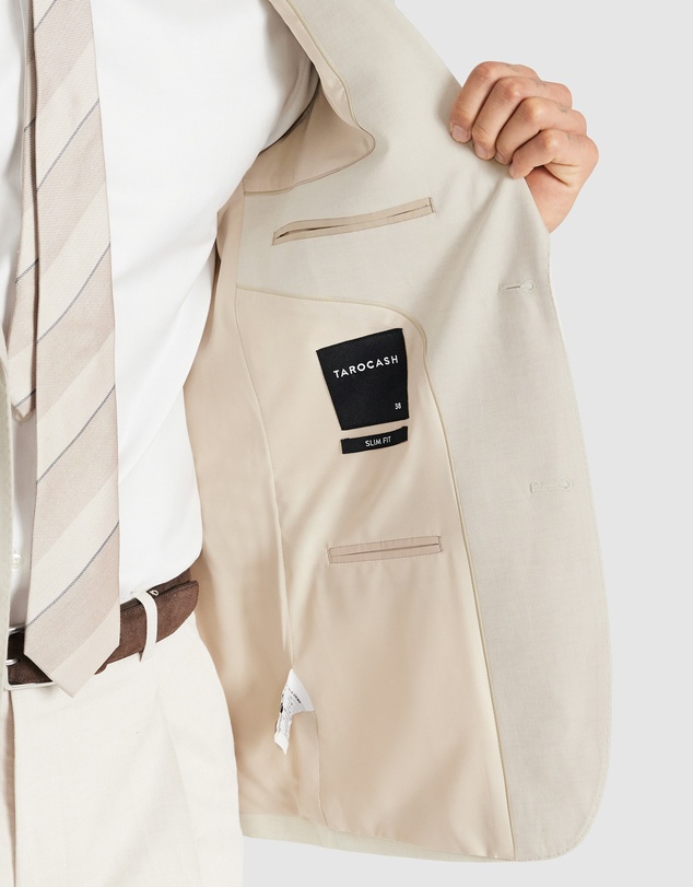 Tarocash - Jaeden Slim Linen Suit Jacket
